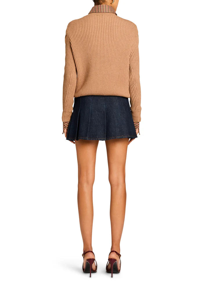 SEROYA SHIRLEY SWEATER IN CAMEL