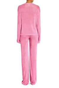SHELDON METALLIC KNIT PANT