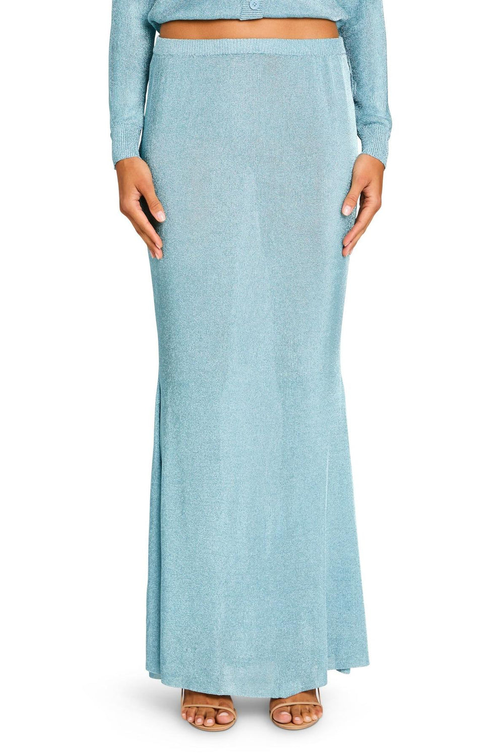 HARMONY METALLIC KNIT SKIRT