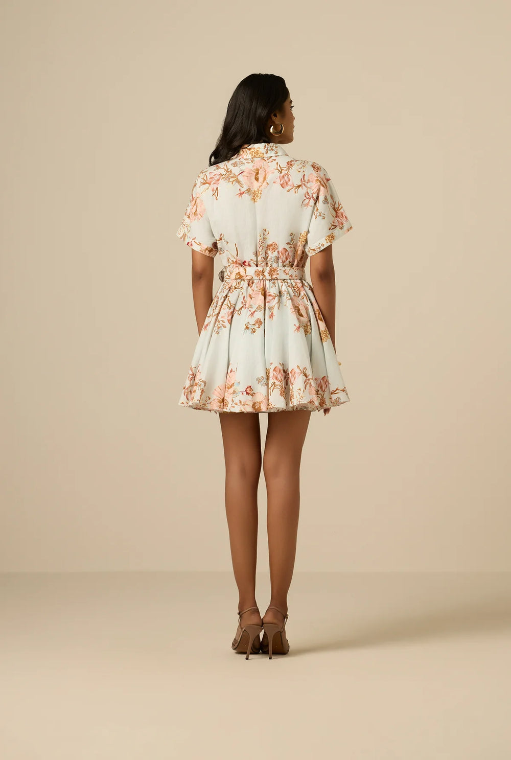 SHORT DRESS EZRA WITH BUCKLE BELT