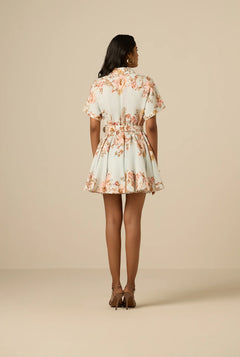 SHORT DRESS EZRA WITH BUCKLE BELT