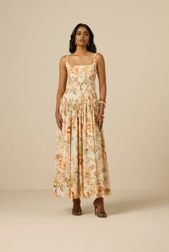 SQUARE NECK EZRA MAXI DRESS