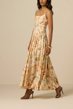 SQUARE NECK EZRA MAXI DRESS