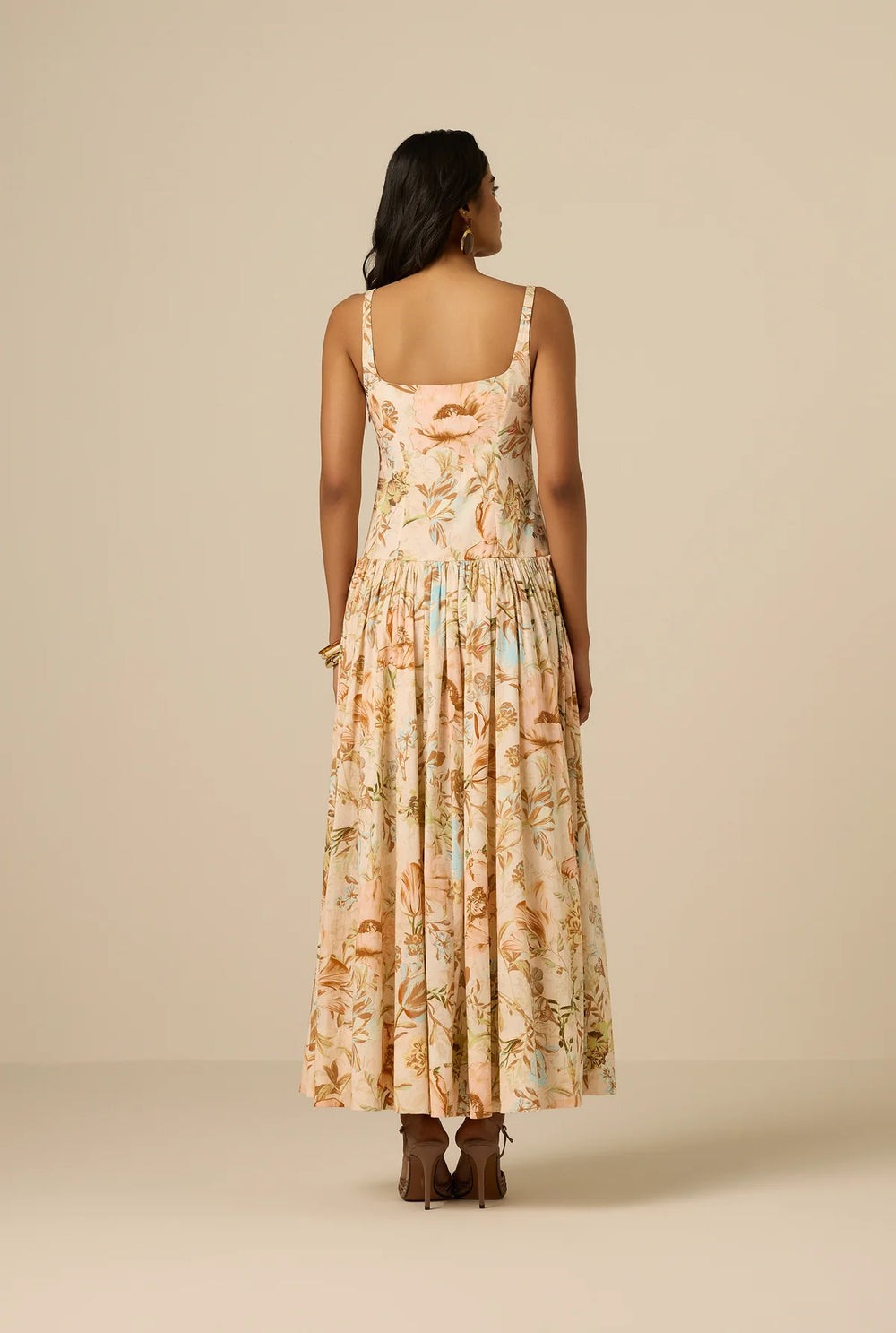 SQUARE NECK EZRA MAXI DRESS