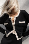 WE ARE SUNDAYS AMORA CARDIGAN IN BLACK