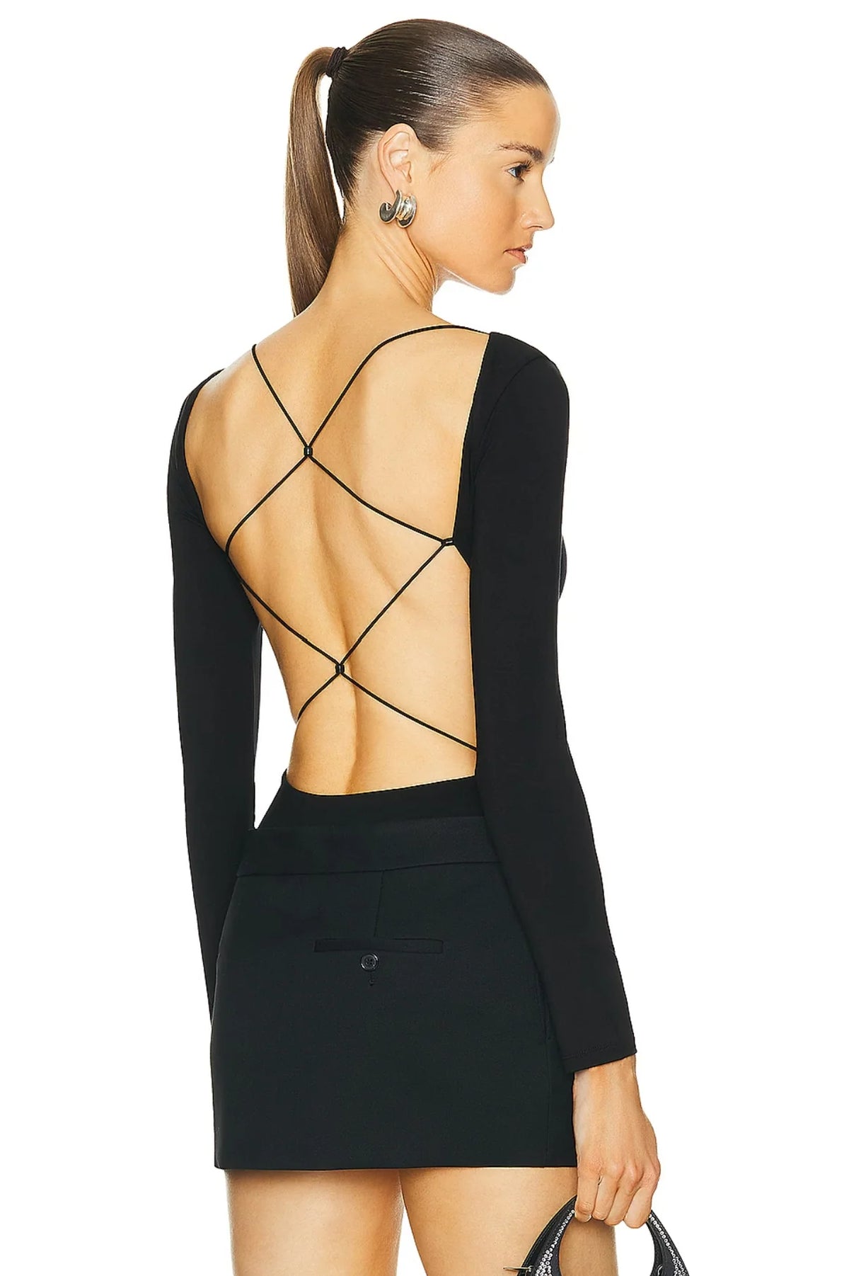 BAMBOO CROSSBACK BODYSUIT