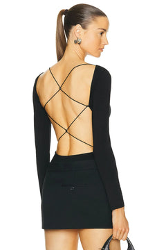 BAMBOO CROSSBACK BODYSUIT