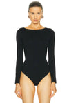 BAMBOO CROSSBACK BODYSUIT