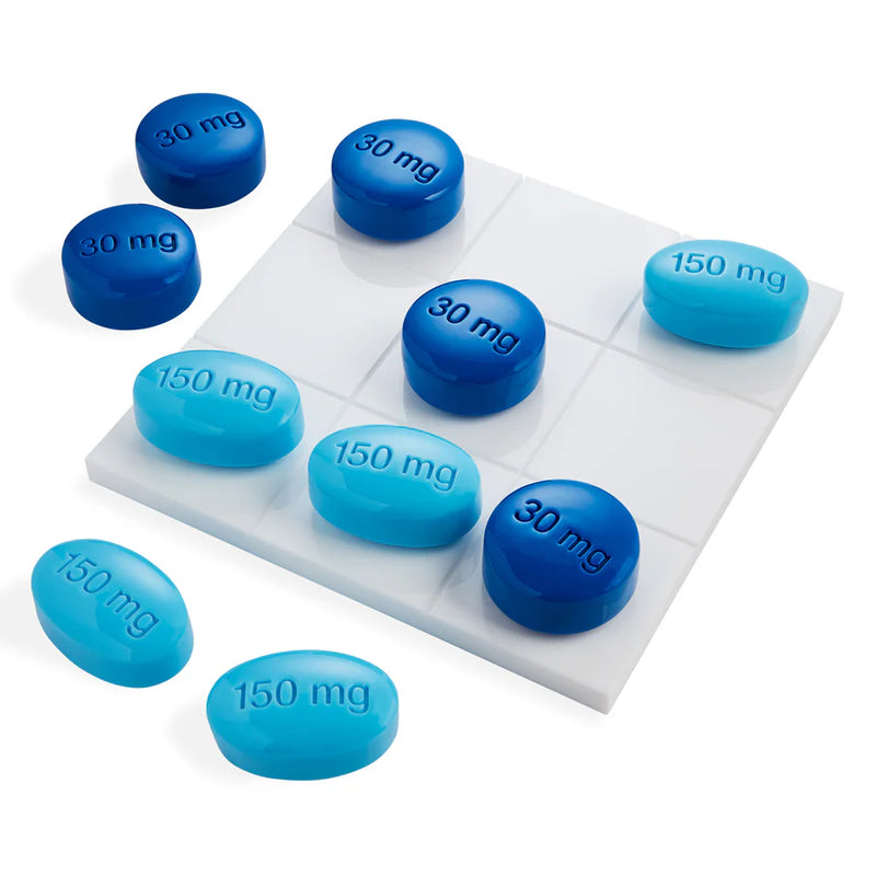 FULL DOSE ACRYLIC TIC-TAC-TOE SET