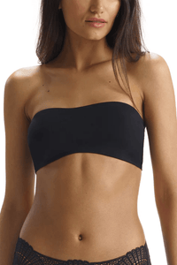 COMMANDO BUTTER AND LACE BANDEAU IN BLACK