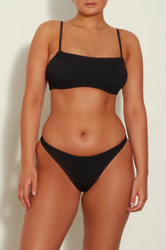 HUNZA G GIGI BIKINI SET IN BLACK