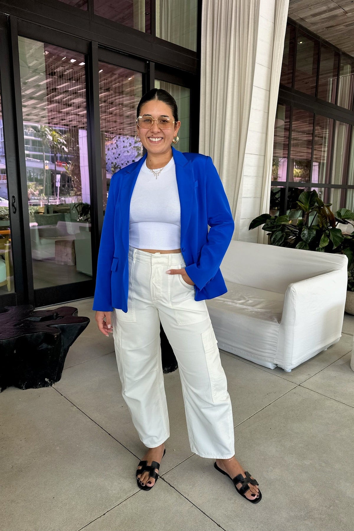 CITIZENS OF HUMANITY MARCELLE LOW SLUNG CARGO JEANS IN PASHMINA