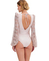SEASHELL LYCRA LONG SLEEVE SWIMSUIT