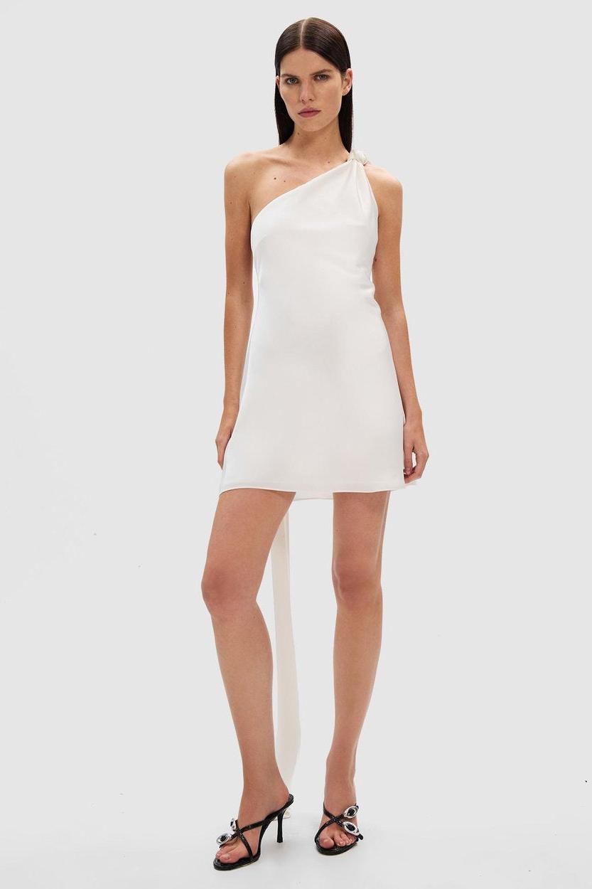 THE JULIANNA SATIN MINI DRESS