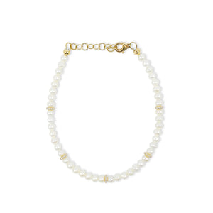 DIAMOND PEARL BRACELET