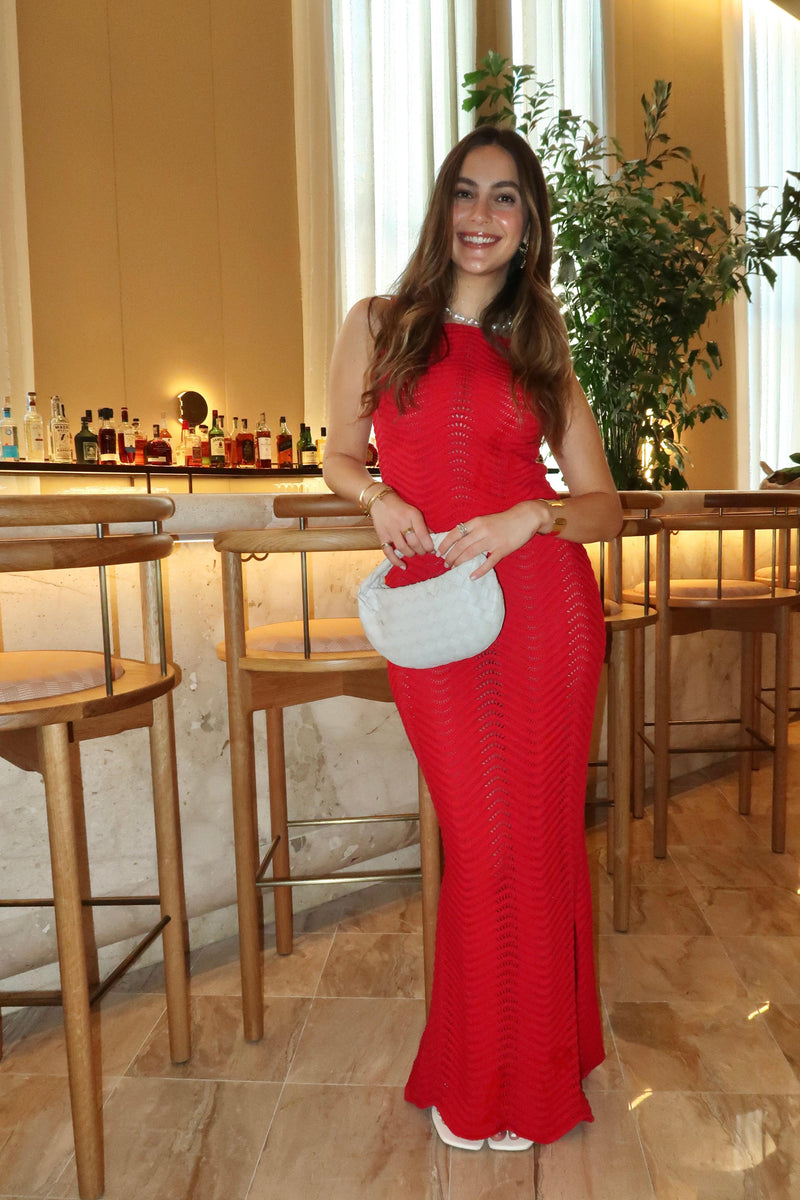 SODA KNIT MAXI SKIRT