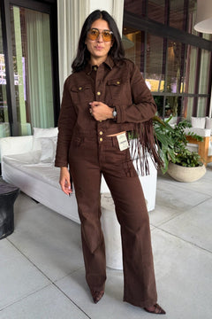 KODA CROPPED FRINGE JACKET