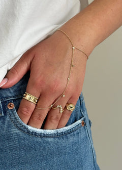CHANDELIER HAND CHAIN BRACELET
