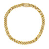 MONISHA MELWANI GOLD MINI CUBAN LINK DIAMOND BRACELET