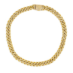 MINI CUBAN LINK DIAMOND BRACELET