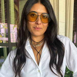 METAL AVIATOR SUNGLASSES - BV1344S-002