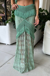SAMBA FRINGE LONG SKIRT