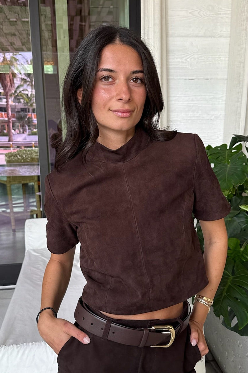 TESSI SUEDE TOP