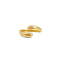 MONISHA MELWANI GOLD BUBBLE WRAP RING 7