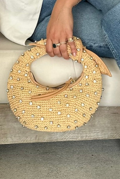 POOLSIDE BAGS JOSIE BLING BAG IN NATURAL