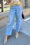 CITIZENS OF HUMANITY MARCELLE LOW SLUNG CARGO JEANS IN CLOUD NINE