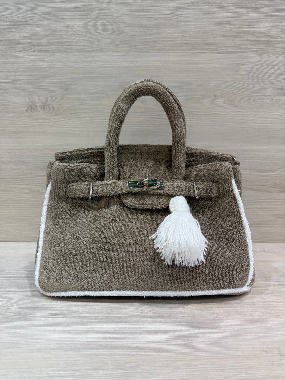 PLAGE TERRY BICOLORE BEIGE S