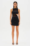 MISHA PATRICIA DRESS IN BLACK