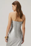 MISHA ISOLDE DRESS IN SILVER