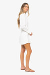 JBQ THE LABEL JULES DRESS IN WHITE