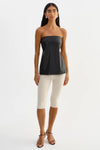 KATYA FAUX LEATHER TOP