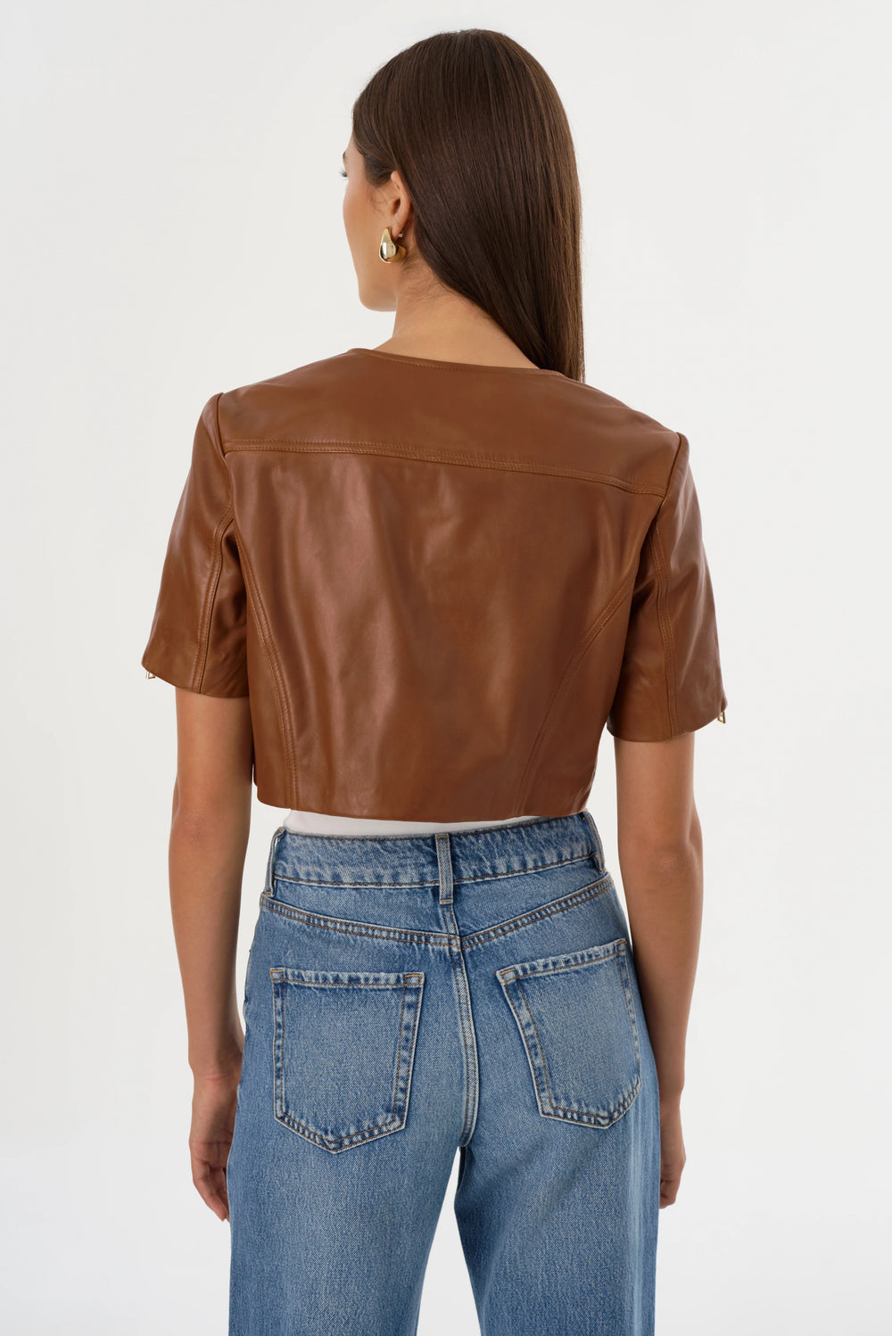 KIRSI CROPPED BIKER JACKET