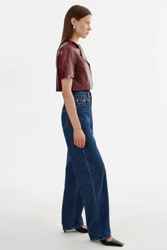 KIRSI CROPPED BIKER JACKET