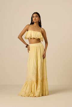 KORI PINTUCK MAXI SKIRT