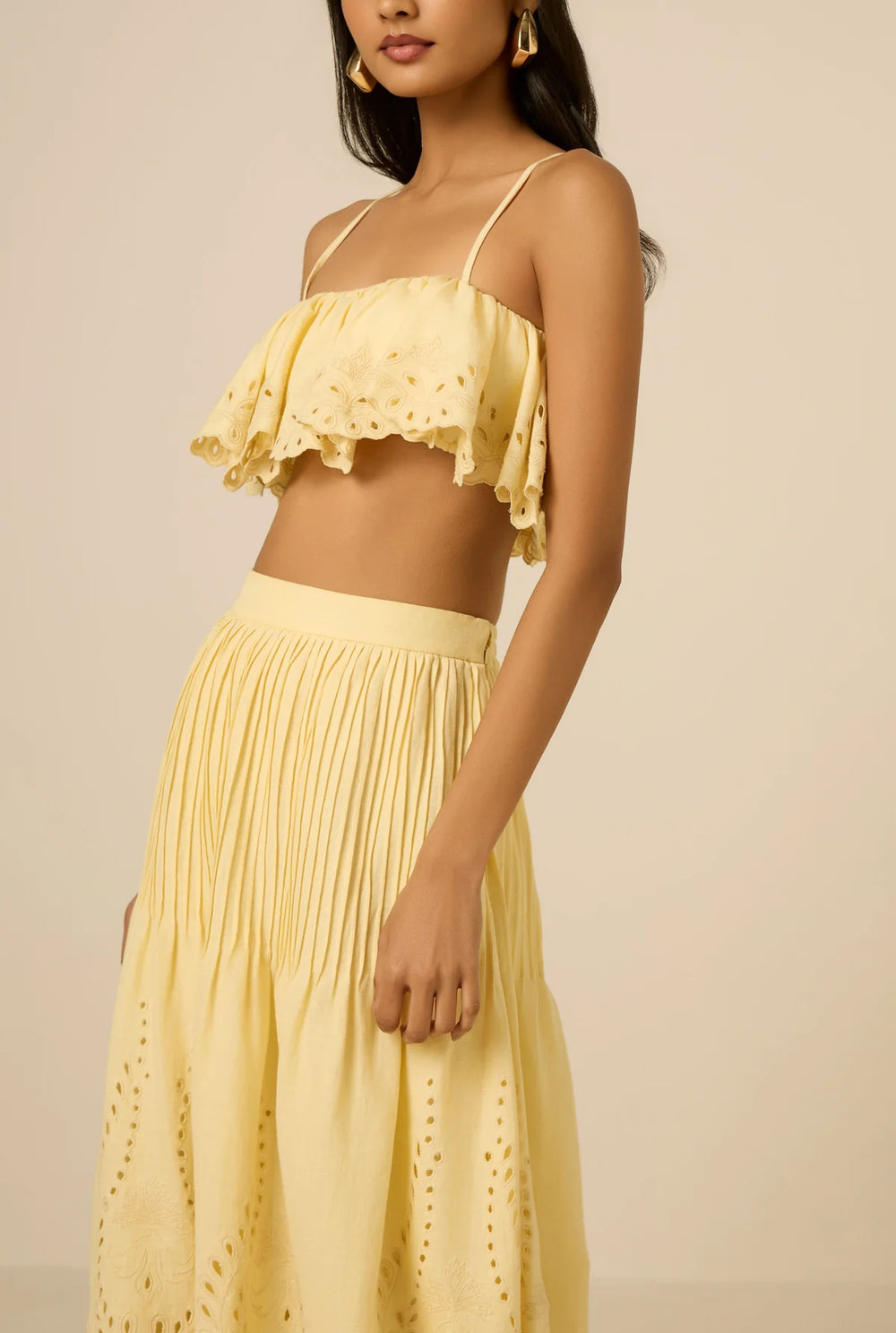 KORI PINTUCK MAXI SKIRT