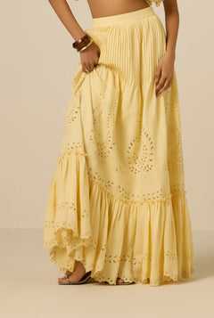 KORI PINTUCK MAXI SKIRT