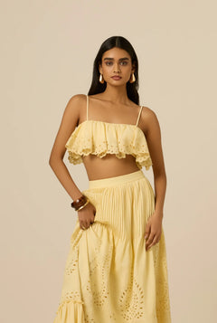 KORI RUFFLE NECK BUSTIER