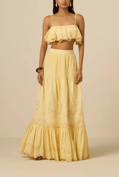 KORI RUFFLE NECK BUSTIER