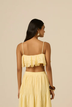 KORI RUFFLE NECK BUSTIER