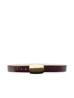 MILOU BELT CROC EMBOSSED