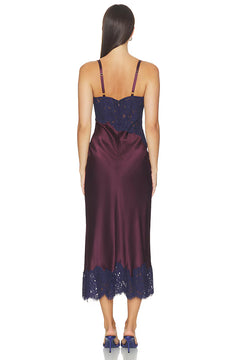 ARAMINTA LACE APPLIQUE DRESS