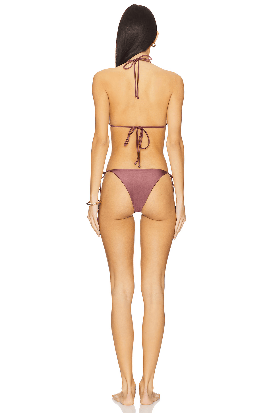 LESLIE AMON STAR BIKINI SET IN PLUM