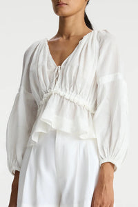 A.L.C. LEIGHTON TOP IN WHITE