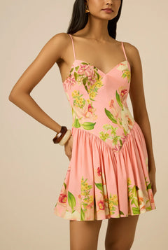 CORSETED LENA MINI DRESS