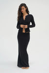 FELICE RIBBED CARDGIAN