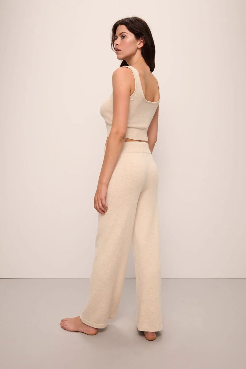 EBERJEY RECYCLED SWEATER PANT IN OAT